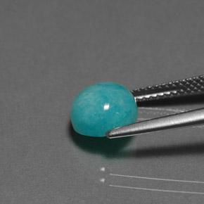 9,17 ctw natürlicher grün-blau Amazonit, Rund Schliff, Lichtundurchlässig