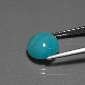 9,17 ctw natürlicher grün-blau Amazonit, Rund Schliff, Lichtundurchlässig