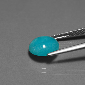 9,17 ctw natürlicher grün-blau Amazonit, Rund Schliff, Lichtundurchlässig