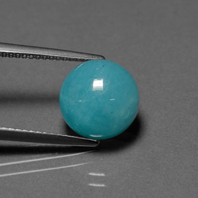 9,17 ctw natürlicher grün-blau Amazonit, Rund Schliff, Lichtundurchlässig