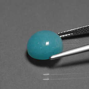 9,17 ctw natürlicher grün-blau Amazonit, Rund Schliff, Lichtundurchlässig