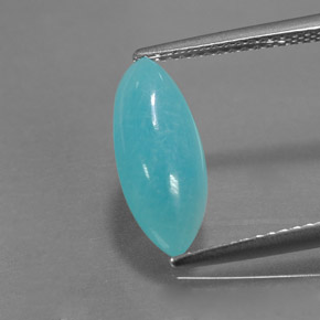 2,18 ctw natürlicher blauer Amazonit, Marquise, Lichtundurchlässig