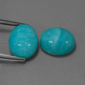  ct natürliche Blau-grün Amazonit-Edelsteine, Oval Schliff, Lichtundurchlässig