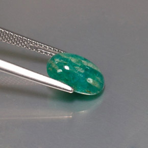 9,17 ctw natürlicher Grün Amazonit, Oval Schliff, Lichtundurchlässig