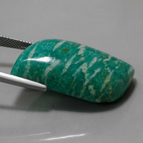 9,17 ctw natürlicher Grün Amazonit, Ausgefallene Form, Lichtundurchlässig