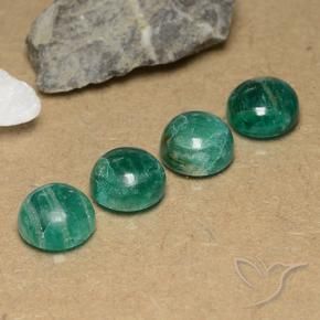 11.91 ct natürliche Kühles Grün Amazonit-Edelsteine, Runden, Lichtundurchlässig