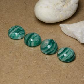 13,99 ct natürliche grüner Amazonit-Edelsteine, Rundschliff, Lichtundurchlässig