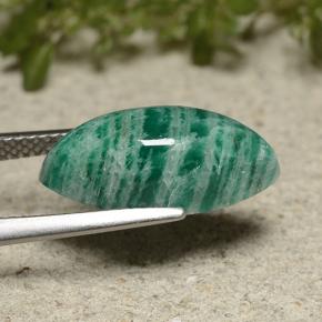 9,17 ctw natürlicher Kühles Grün Amazonit, Marquise, Lichtundurchlässig