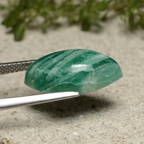 9,17 ctw natürlicher Mittel-Dunkelgrün Amazonit, Marquise, Lichtundurchlässig