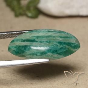 9,17 ctw natürlicher Kühles Grün Amazonit, Marquise, Lichtundurchlässig