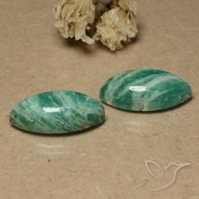 18.43 ct natürliche Kühles Grün Amazonit-Edelsteine, Marquise, Lichtundurchlässig