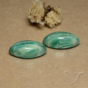 19.10 ct natürliche Kühles Grün Amazonit-Edelsteine, Marquise, Lichtundurchlässig