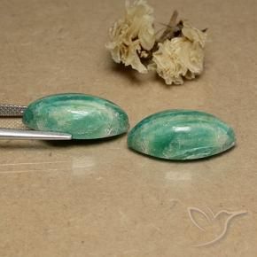 19.10 ct natürliche Kühles Grün Amazonit-Edelsteine, Marquise, Lichtundurchlässig