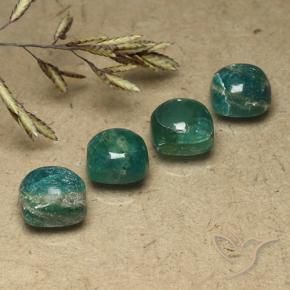 7.62 ct natürliche Kühles Grün Amazonit-Edelsteine, Kissen, Lichtundurchlässig