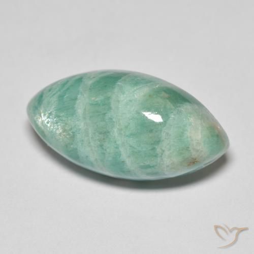 10.06ct Natürlicher Kühles Grün Amazonit, Marquise, Lichtundurchlässig