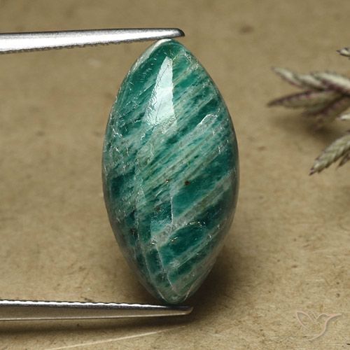 9,17 ctw natürlicher Kühles Grün Amazonit, Marquise, Lichtundurchlässig