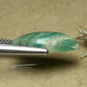 9,17 ctw natürlicher Blau-grün Amazonit, Marquise, Lichtundurchlässig