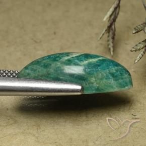 9,17 ctw natürlicher Mittelgrün Amazonit, Marquise, Lichtundurchlässig