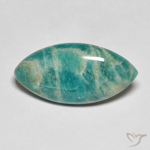 5.60ct Natürlicher Kieferngrün Amazonit, Marquise, Lichtundurchlässig