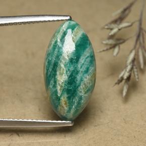 9,17 ctw natürlicher Blau-grün Amazonit, Marquise, Lichtundurchlässig