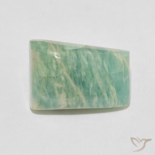 11.71ct Natürlicher Leuchtendes Moosgrün Amazonit, Fantasie, Lichtundurchlässig