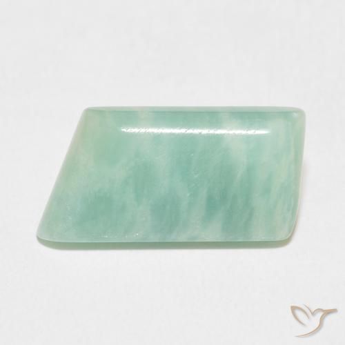 7.41ct Natürlicher hellblau-grün Amazonit, Fantasie, Lichtundurchlässig