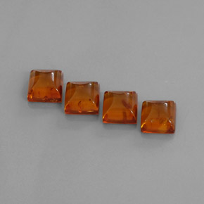  ct natürliche orangefarbener Bernstein-Edelsteine, Transparent, Transparent / Lichtdurchlässig