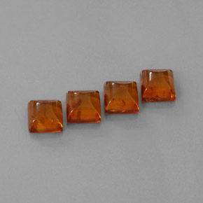  ct natürliche orangefarbener Bernstein-Edelsteine, Transparent, Transparent / Lichtdurchlässig