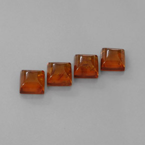 ct natürliche orangefarbener Bernstein-Edelsteine, Transparent, Transparent / Lichtdurchlässig