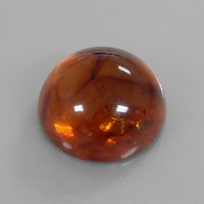 6,20 ctw natürlicher orangefarbener Bernstein, Transparent, Transparent / Lichtdurchlässig