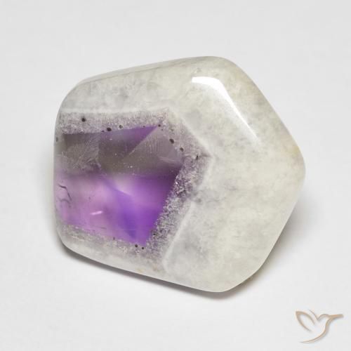 9,17 ctw natürlicher Mehrfarbig Amethyst-Geodenscheibe, Ausgefallene Form, Transparent