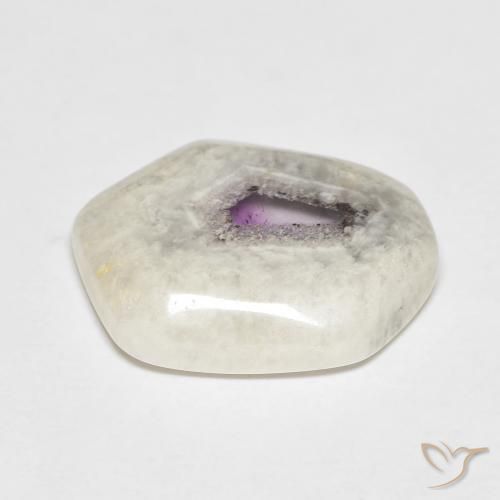9,17 ctw natürlicher Mehrfarbig Amethyst-Geodenscheibe, Fantasie, Transparent