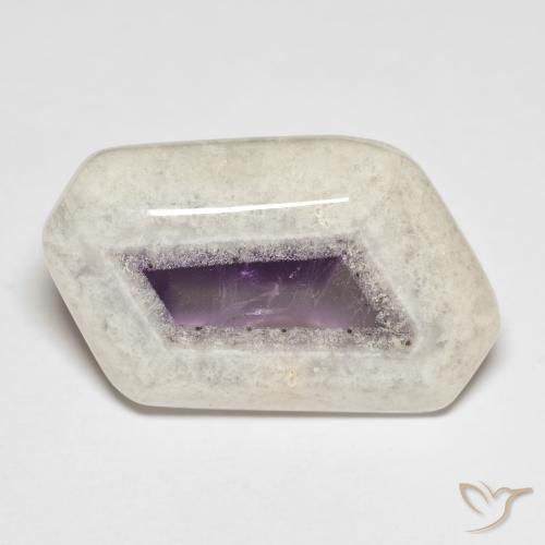 23.79ct Natürlicher Mehrfarbig Amethyst-Geodenscheibe, Fantasie, Transparent