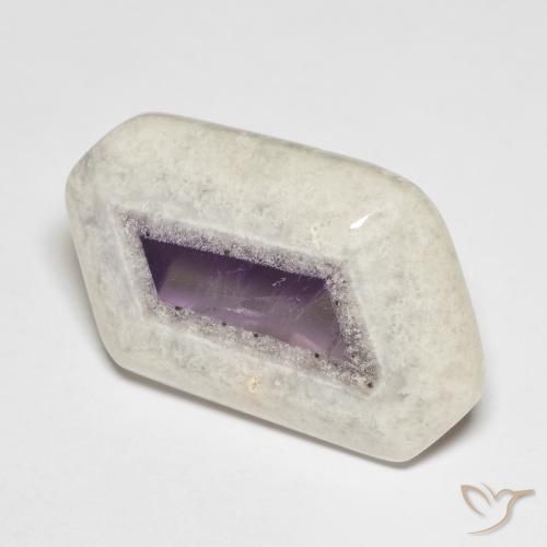 9,17 ctw natürlicher Mehrfarbig Amethyst-Geodenscheibe, Fantasie, Transparent