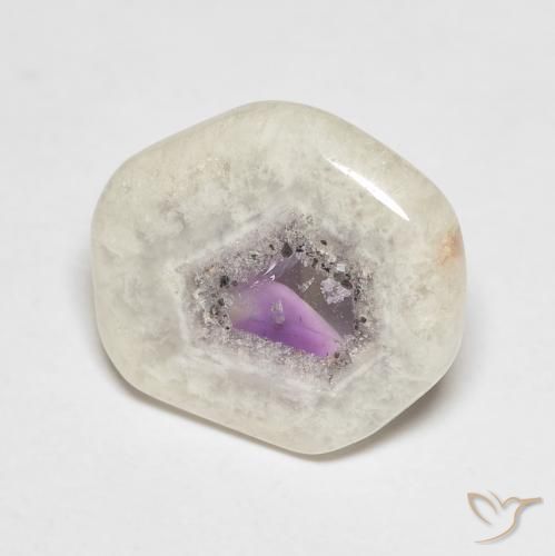 9,17 ctw natürlicher Mehrfarbig Amethyst-Geodenscheibe, Fantasie, Transparent