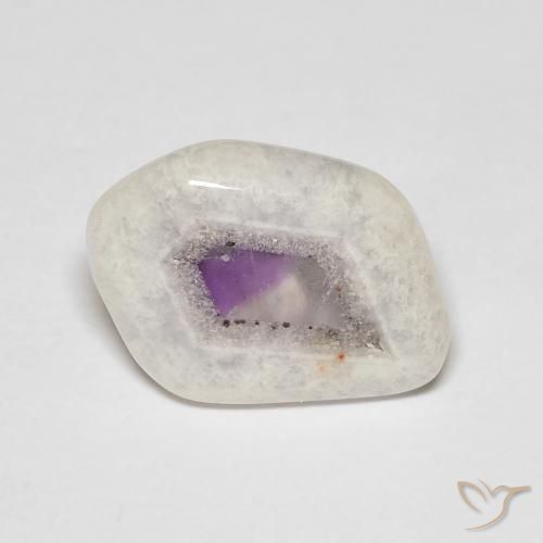 9,17 ctw natürlicher Mehrfarbig Amethyst-Geodenscheibe, Fantasie, Transparent