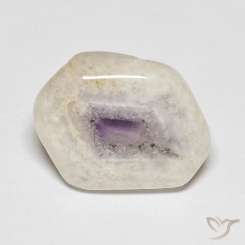 9,17 ctw natürlicher Mehrfarbig Amethyst-Geodenscheibe, Fantasie, Transparent