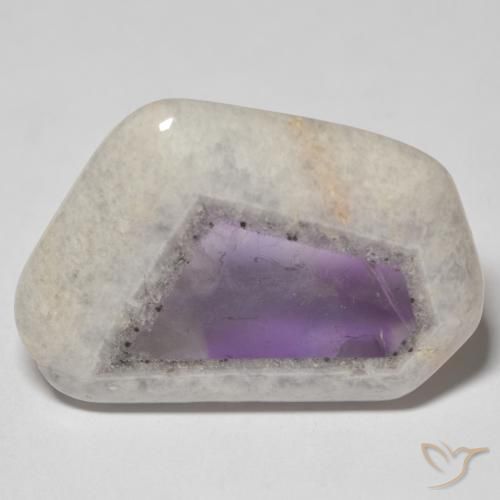 9,17 ctw natürlicher Mehrfarbig Amethyst-Geodenscheibe, Fantasie, Transparent