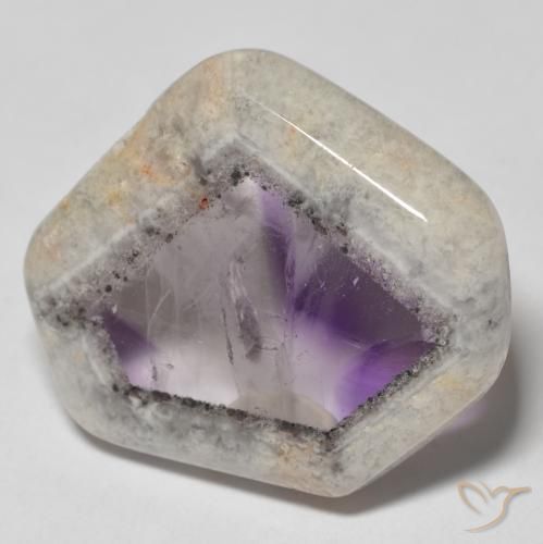 9,17 ctw natürlicher Mehrfarbig Amethyst-Geodenscheibe, Fantasie, Transparent
