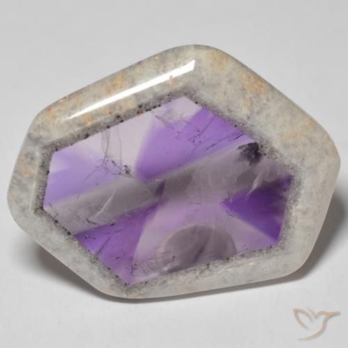 9,17 ctw natürlicher Mehrfarbig Amethyst-Geodenscheibe, Fantasie, Transparent