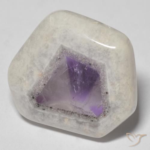 24.02ct Natürlicher Mehrfarbig Amethyst-Geodenscheibe, Fantasie, Transparent