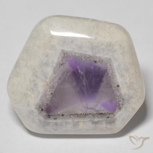 9,17 ctw natürlicher Mehrfarbig Amethyst-Geodenscheibe, Fantasie, Transparent