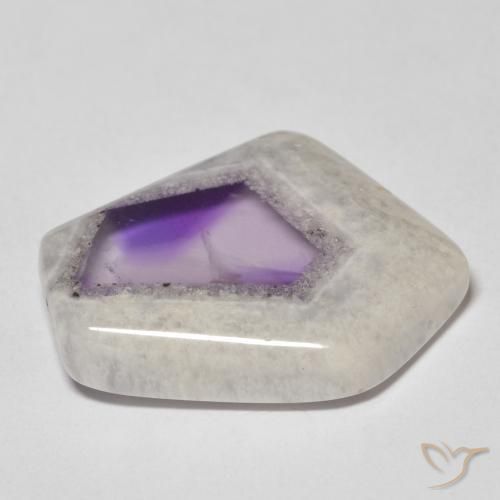 9,17 ctw natürlicher Mehrfarbig Amethyst-Geodenscheibe, Fantasie, Transparent