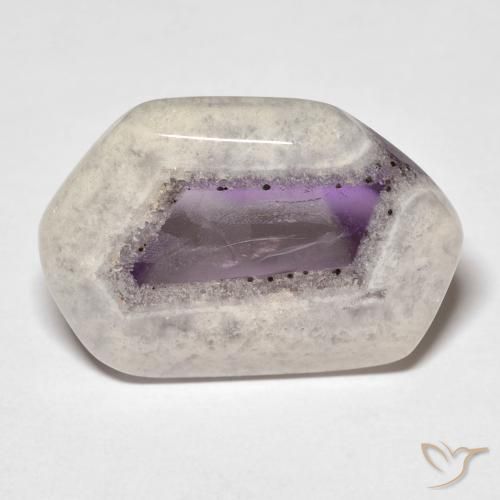 16.74ct Natürlicher Mehrfarbig Amethyst-Geodenscheibe, Fantasie, Transparent