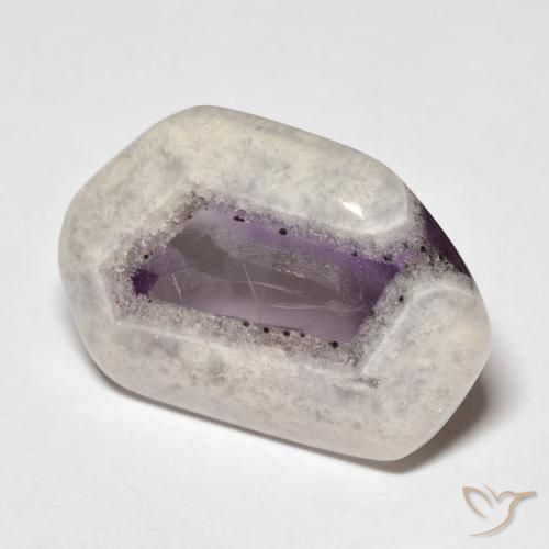 9,17 ctw natürlicher Mehrfarbig Amethyst-Geodenscheibe, Fantasie, Transparent