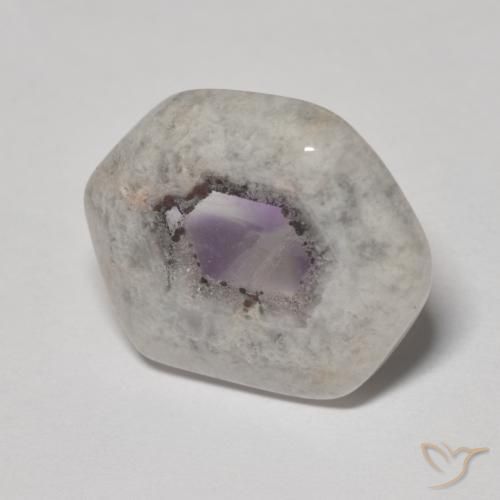 9,17 ctw natürlicher Mehrfarbig Amethyst-Geodenscheibe, Fantasie, Transparent