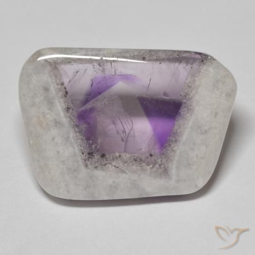 18.52ct Natürlicher Mehrfarbig Amethyst-Geodenscheibe, Fantasie, Transparent