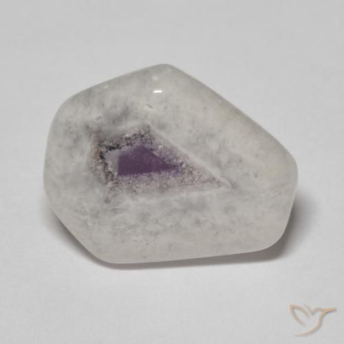 6.74ct Natürlicher Mehrfarbig Amethyst-Geodenscheibe, Fantasie, Transparent
