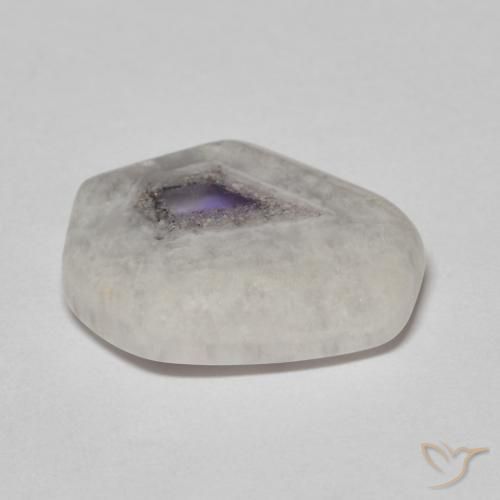 9,17 ctw natürlicher Mehrfarbig Amethyst-Geodenscheibe, Fantasie, Transparent