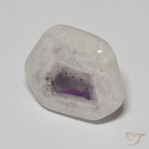 9,17 ctw natürlicher Mehrfarbig Amethyst-Geodenscheibe, Fantasie, Transparent